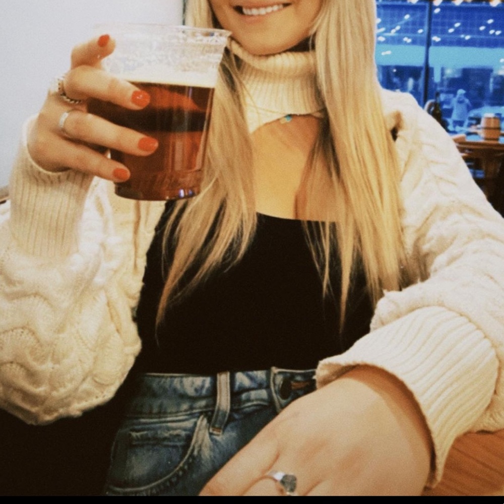 Zara super crop sweater